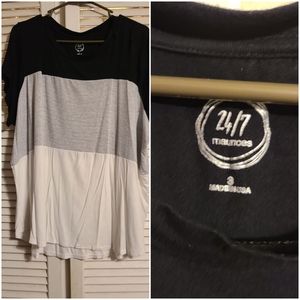 Maurices Color Block 24/7 shirt